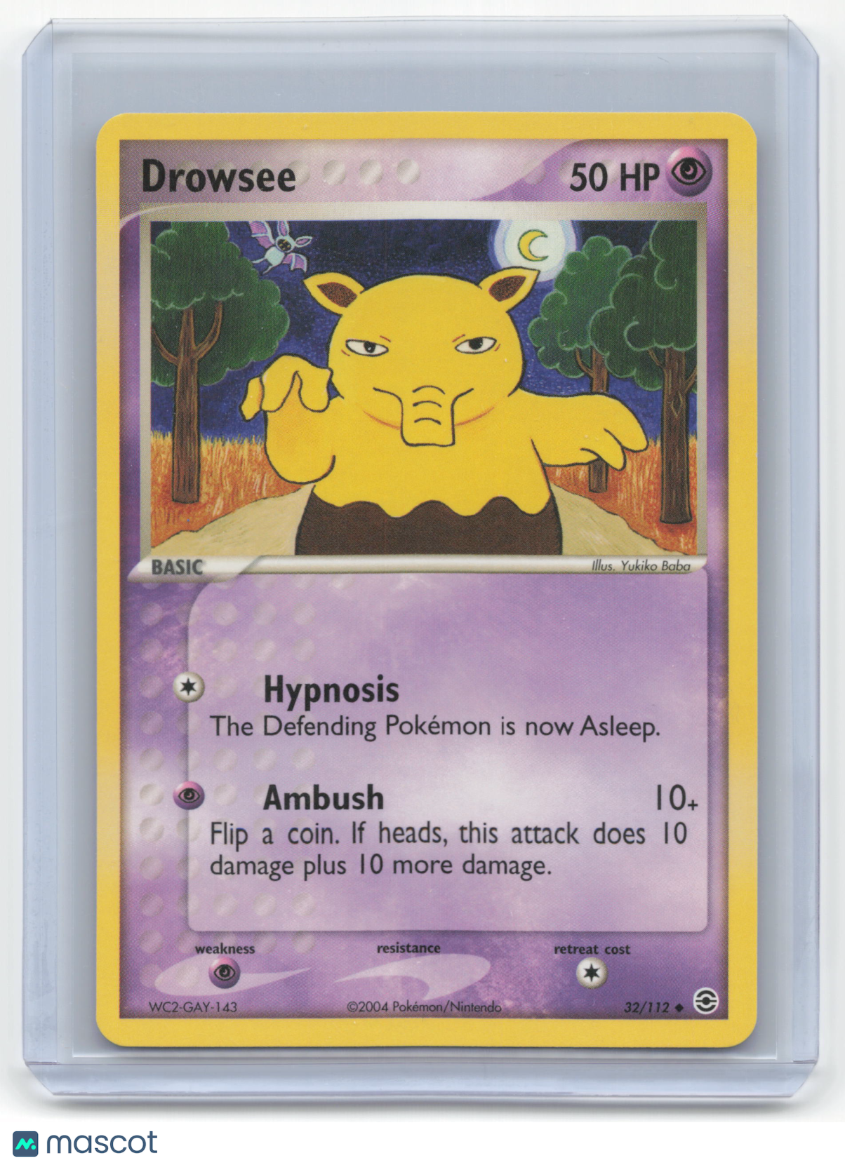 2004 Pokemon Drowsee FireRed & LeafGreen #32/112 Near Mint - Papa Joey's Collectibles