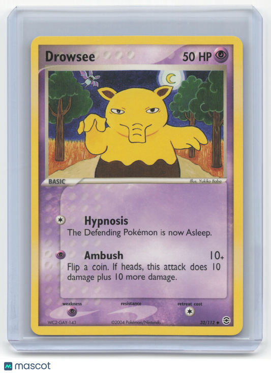 2004 Pokemon Drowsee FireRed & LeafGreen #32/112 Near Mint - Papa Joey's Collectibles