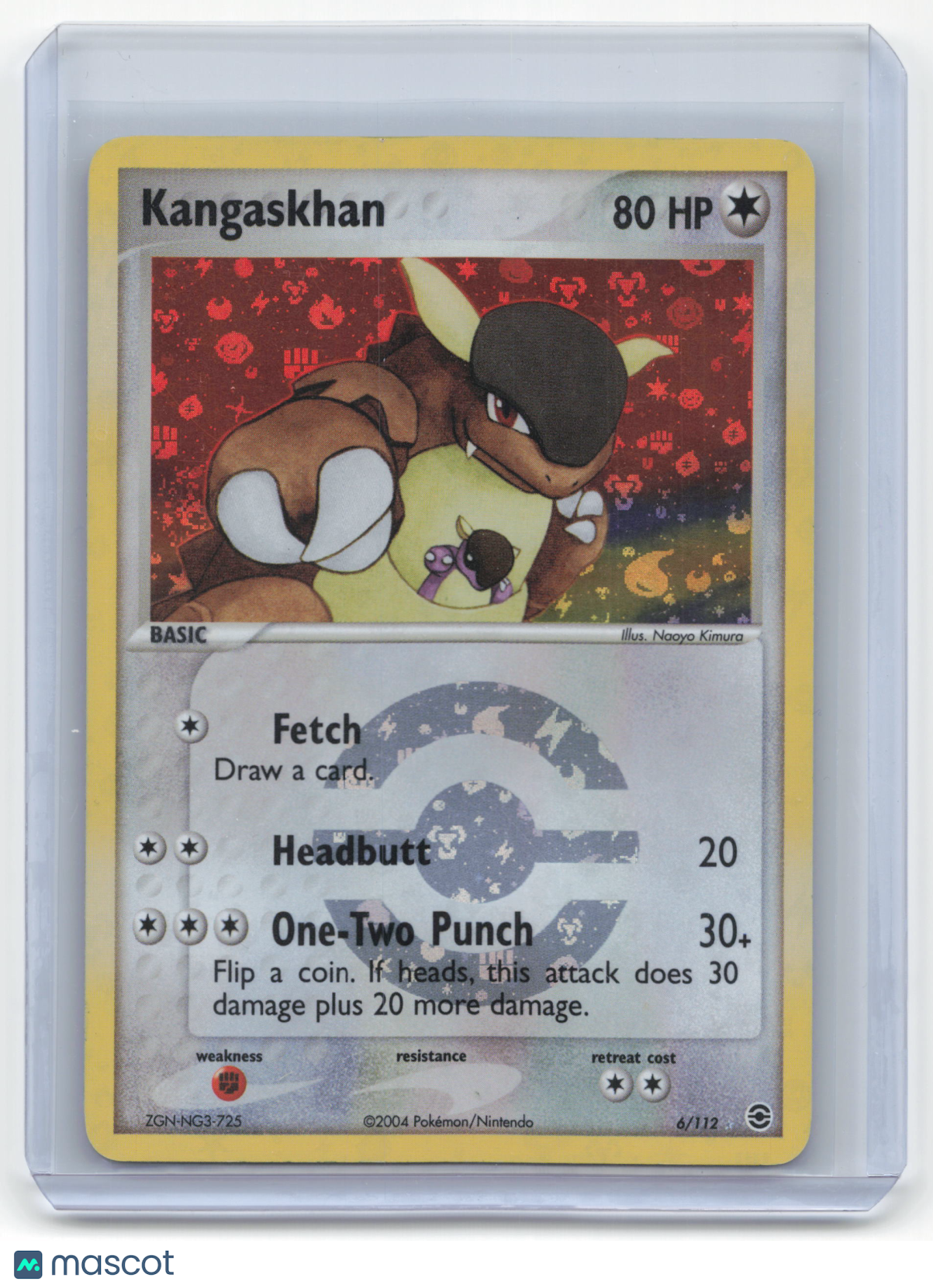 2004 Pokemon Kangaskhan FireRed & LeafGreen #6/112 Heavily Played - Papa Joey's Collectibles