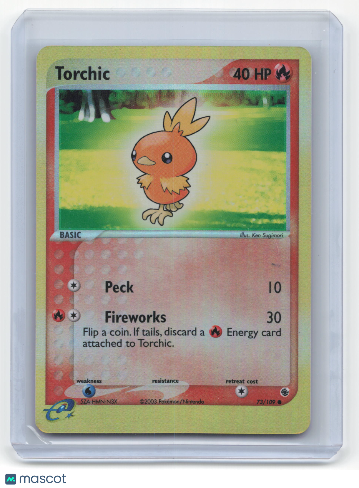 2003 Pokemon Torchic Ruby & Sapphire #73/109 Lightly Played