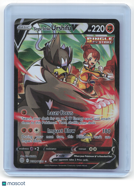 2022 Pokemon Single Strike Urshifu V Brilliant Stars #TG18/TG30 Near Mint