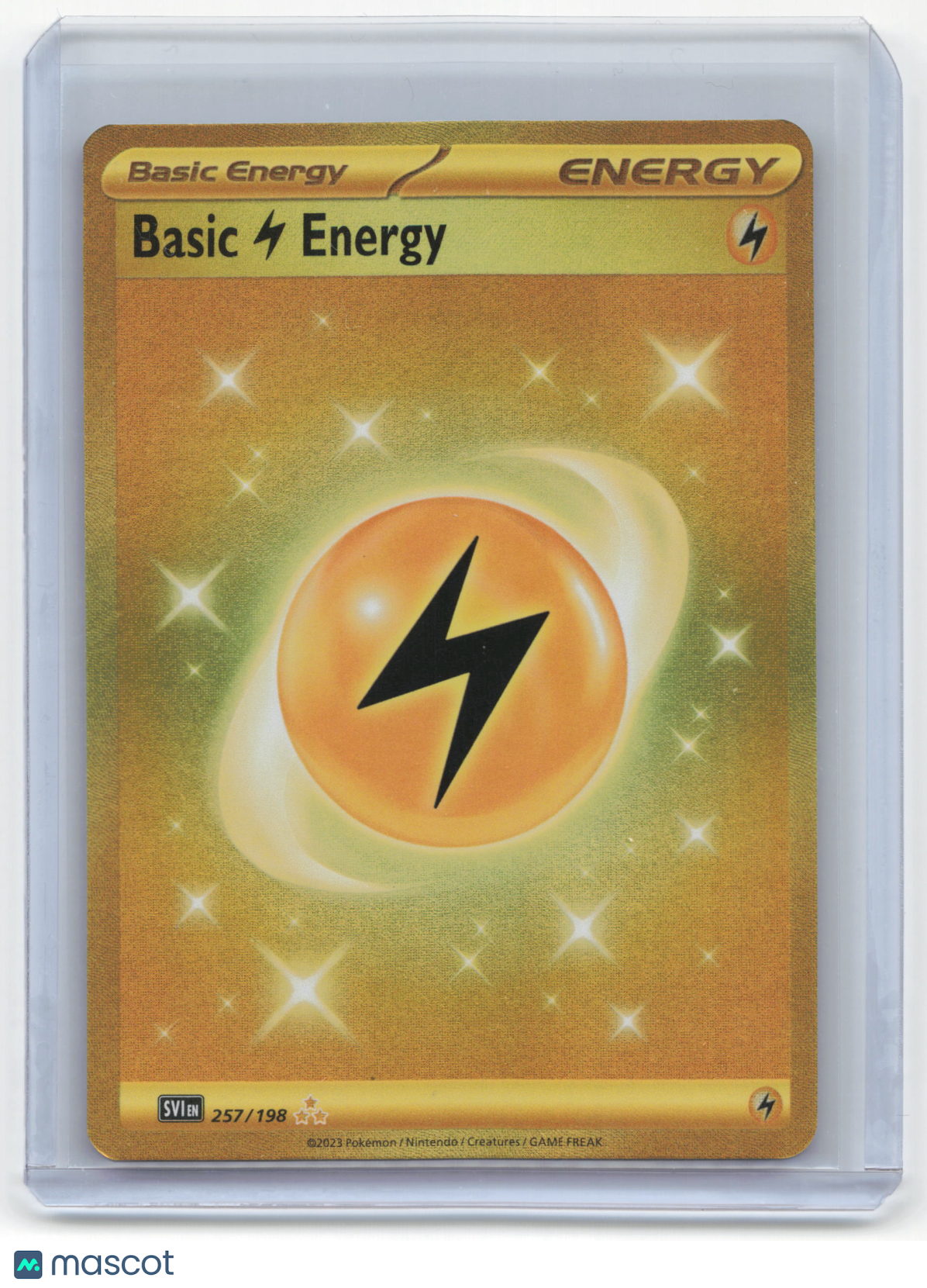 2023 Pokemon Basic Lightning Energy Scarlet & Violet #257/198 Near Mint - Papa Joey's Collectibles