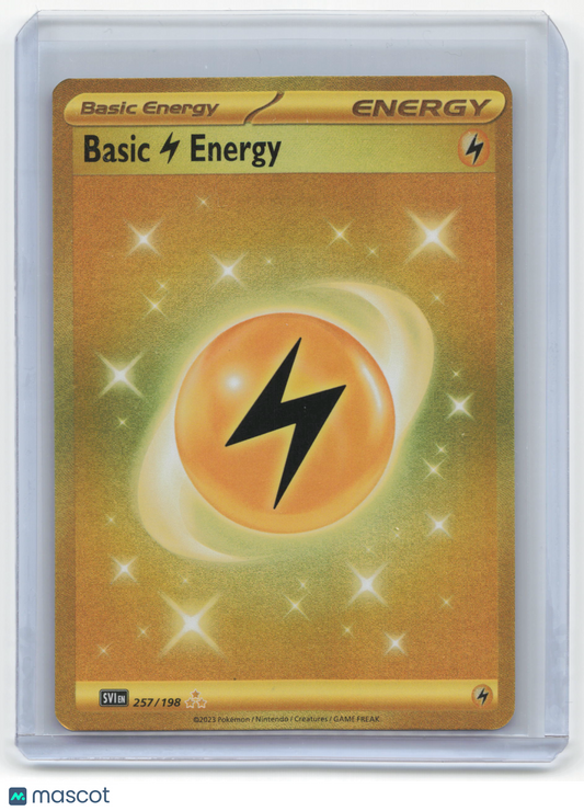 2023 Pokemon Basic Lightning Energy Scarlet & Violet #257/198 Near Mint - Papa Joey's Collectibles