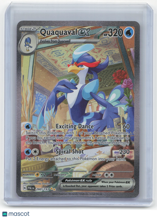 2023 Pokemon Quaquaval EX Paldea Evolved #260/193 Near Mint SAR