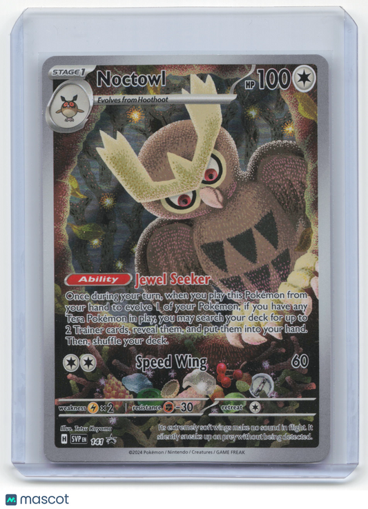 2024 Pokemon Noctowl Stellar Crown #141/162 Near Mint