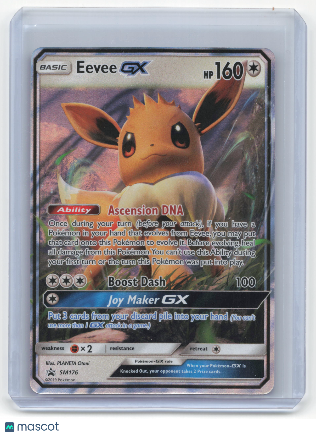 2019 Pokemon Eevee GX Sun & Moon Promos #SM176 Damaged
