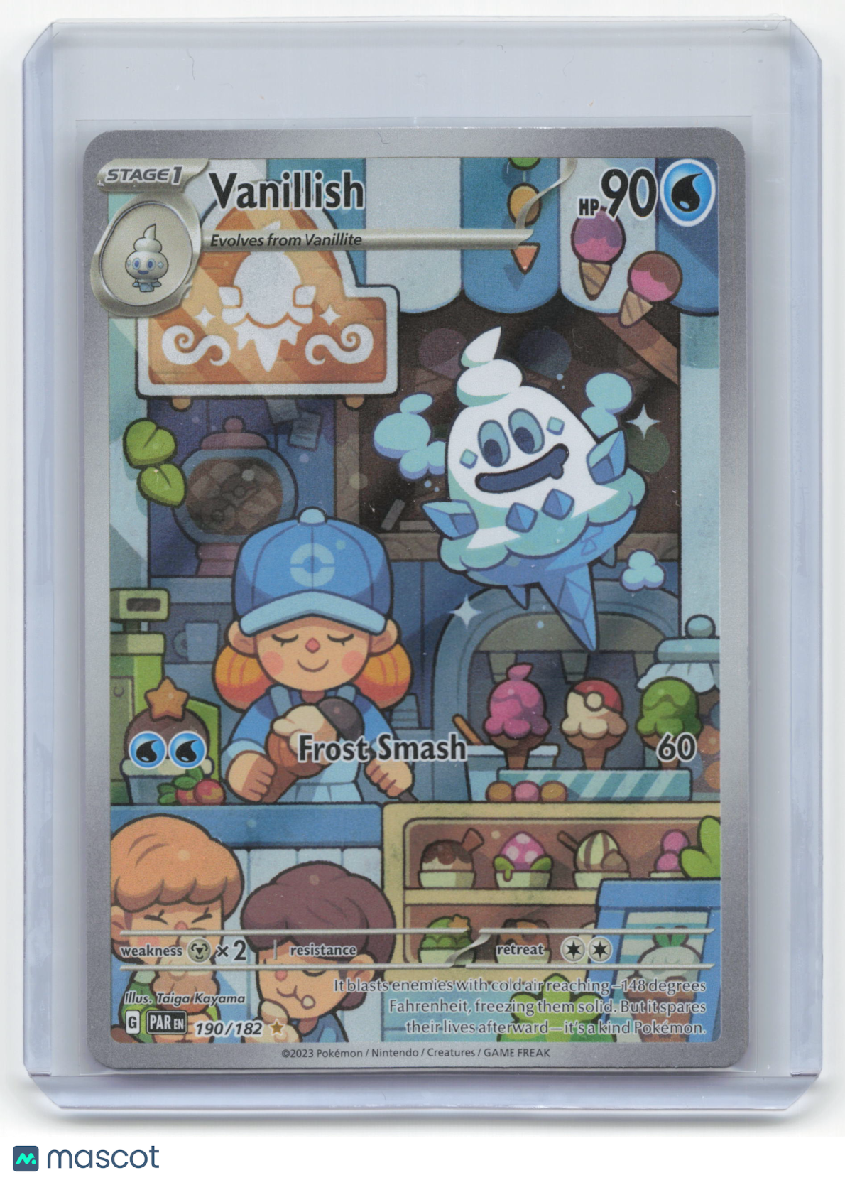 2023 Pokemon Vanillish Paldea Evolved #190/182 Near Mint