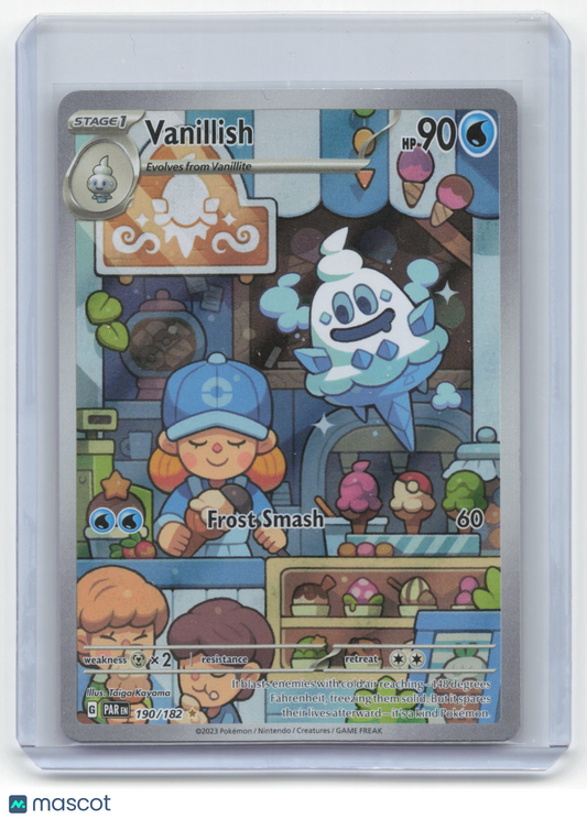 2023 Pokemon Vanillish Paldea Evolved #190/182 Near Mint
