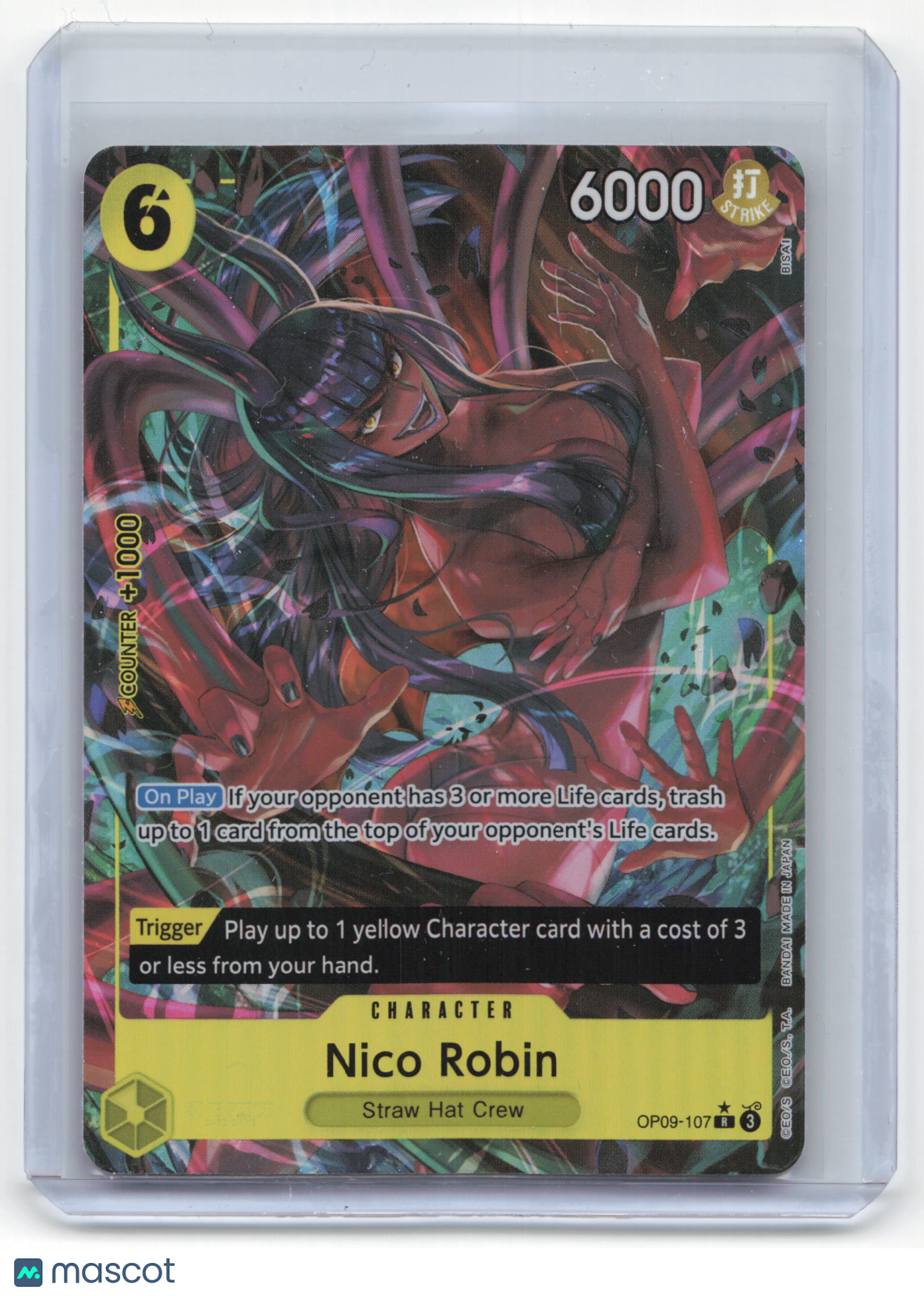 2023 One Piece Card Game Nico Robin Emperors of the New World #OP09-107 NM