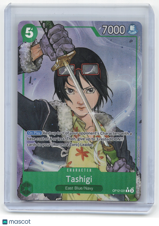 2023 One Piece Card Game Tashigi Legacy of the Master #OP12-031 Near Mint