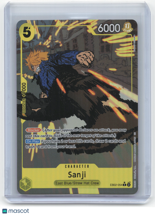 2023 One Piece Card Game Sanji Anime 25th Collection #EB02-054 Near Mint