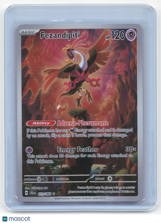 2024 Pokemon Fezandipiti Shrouded Fable #73/64 Illustration Rare Near Mint