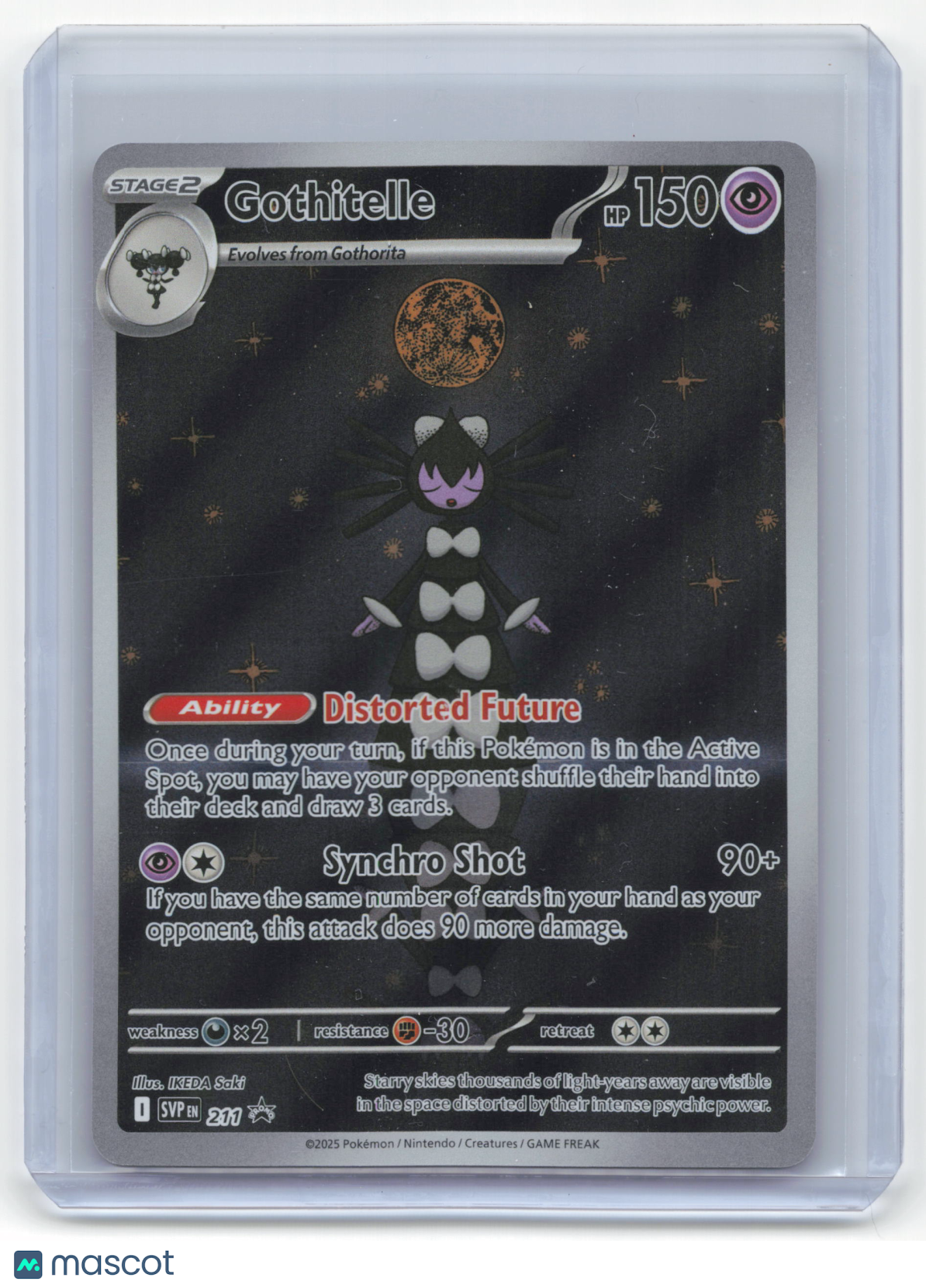 2025 Pokemon Gothitelle Scarlet & Violet Promo Cards #211 Near Mint