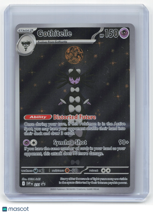 2025 Pokemon Gothitelle Scarlet & Violet Promo Cards #211 Near Mint