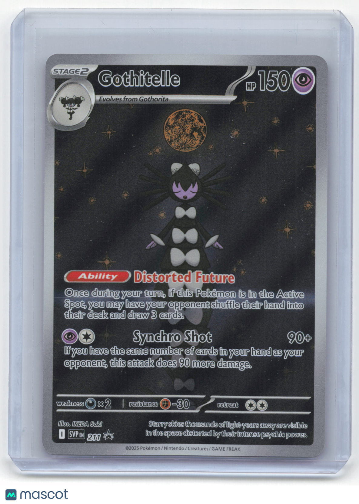 2025 Pokemon Gothitelle Scarlet & Violet Promo Cards #211 Near Mint
