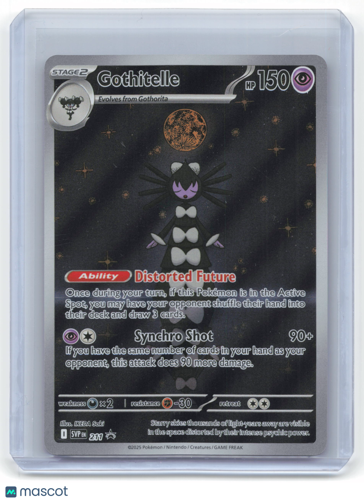2025 Pokemon Gothitelle Scarlet & Violet Promo Cards #211 Near Mint