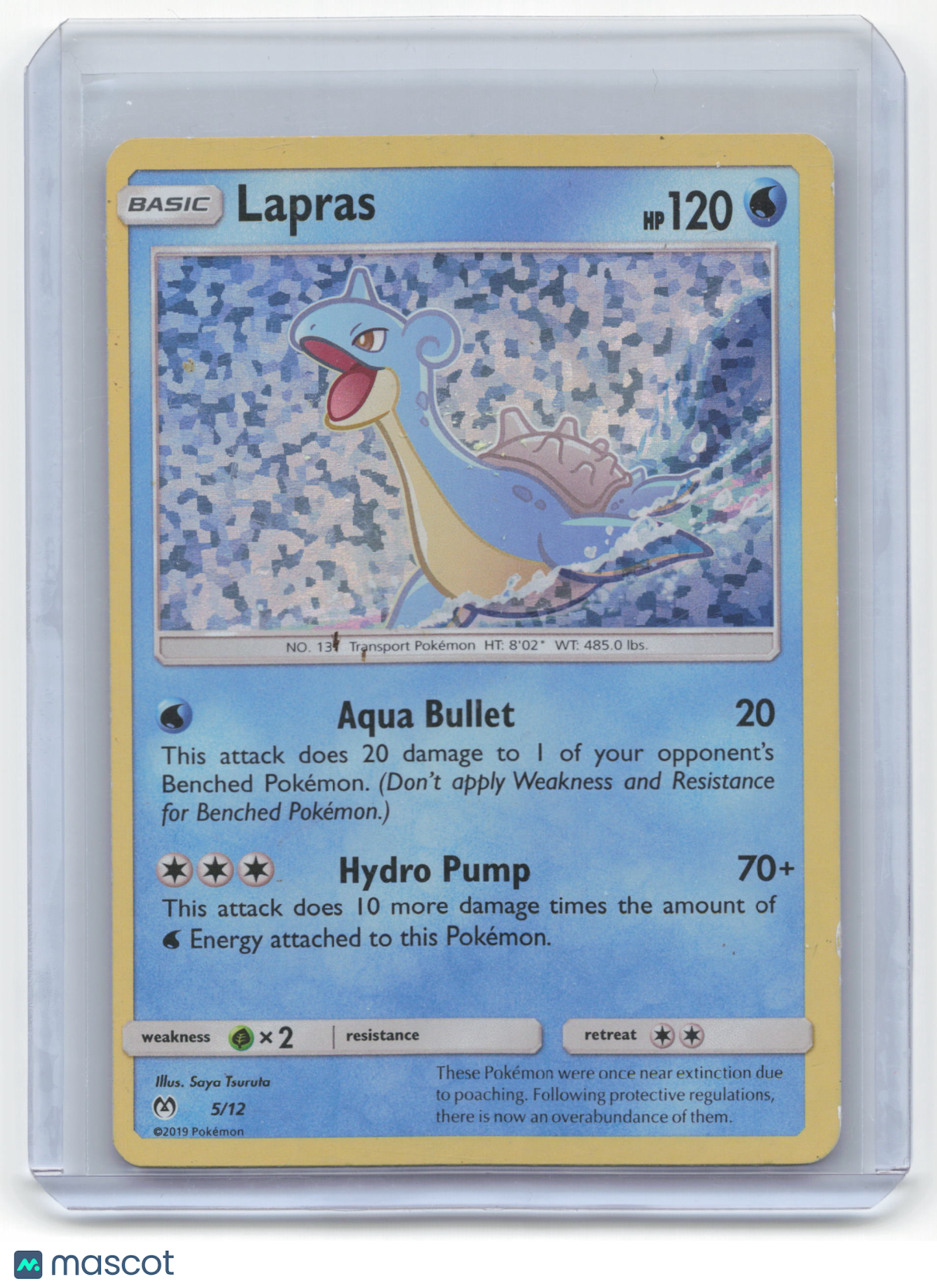 Pokemon Lapras McDonald's 2019 #5/12 Lightly Played