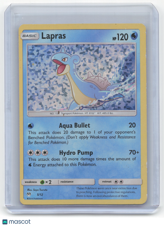 Pokemon Lapras McDonald's 2019 #5/12 Lightly Played