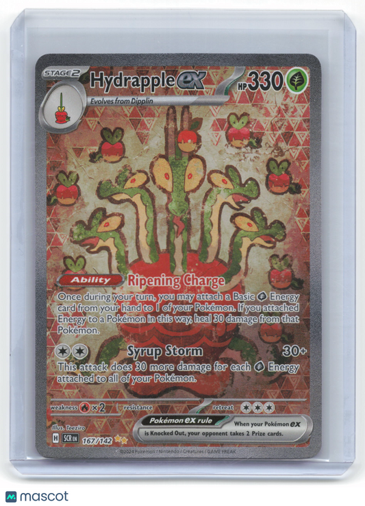2024 Pokemon Hydrapple EX Stellar Crown #167/142 SIR Near Mint