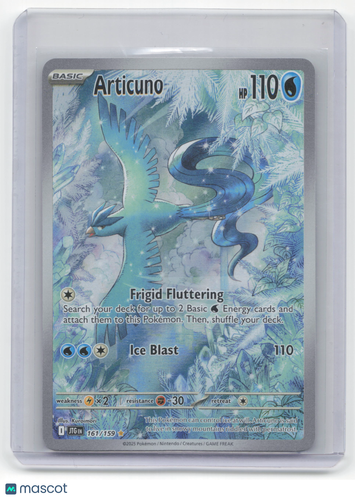 2025 Pokemon Articuno Journey Together #161/159 Near Mint
