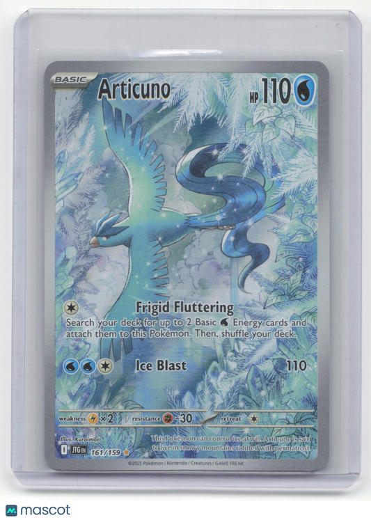 2025 Pokemon Articuno Journey Together #161/159 Near Mint