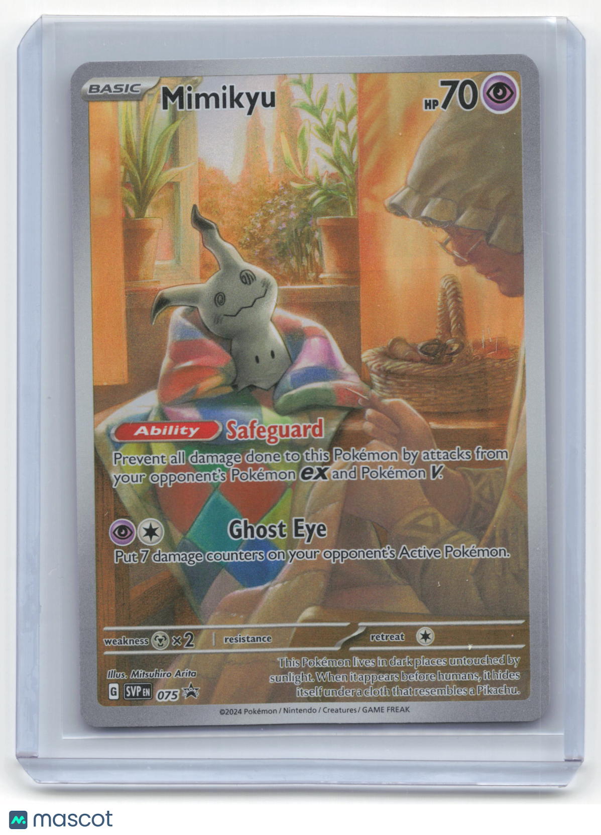 2024 Pokemon Mimikyu SVP Black Star Promos #SVP EN 075 Near Mint