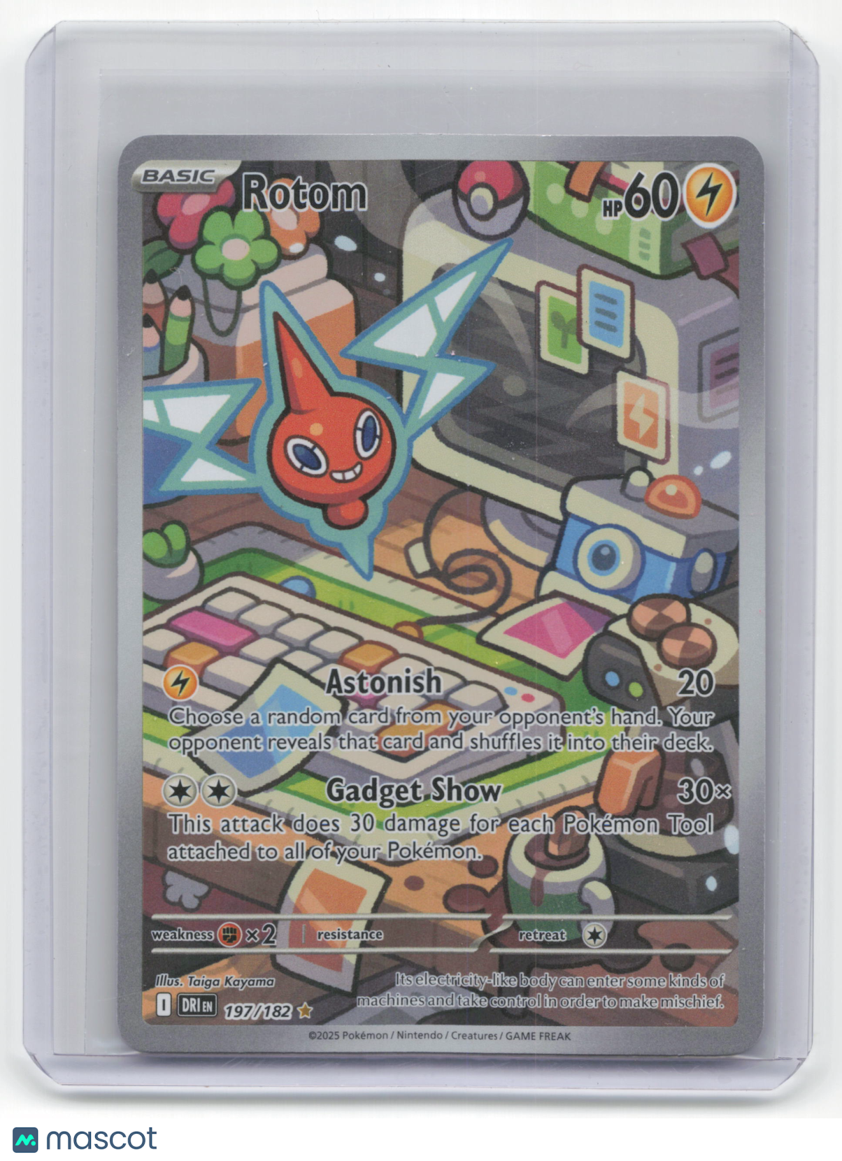 2025 Pokemon Rotom Destined Rivals #197/182 Near Mint