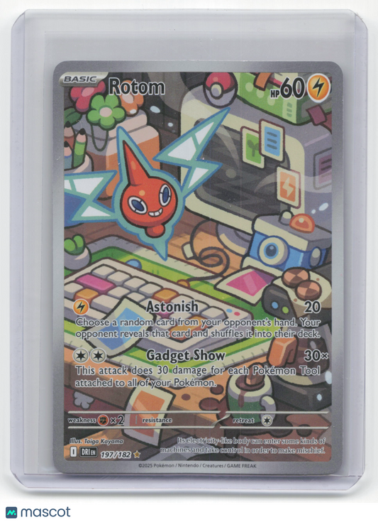 2025 Pokemon Rotom Destined Rivals #197/182 Near Mint