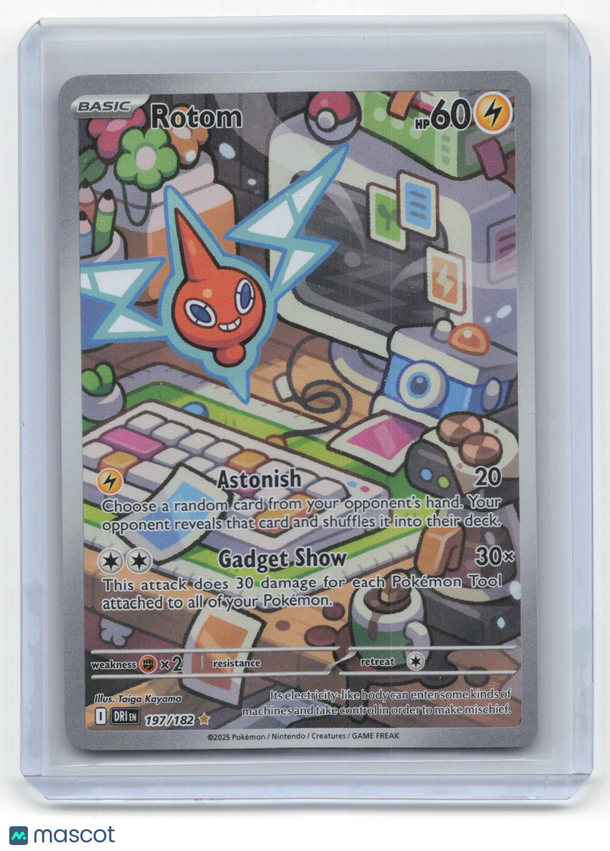 2025 Pokemon Rotom Destined Rivals #197/182 Near Mint