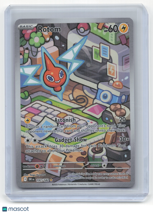 2025 Pokemon Rotom Destined Rivals #197/182 Near Mint