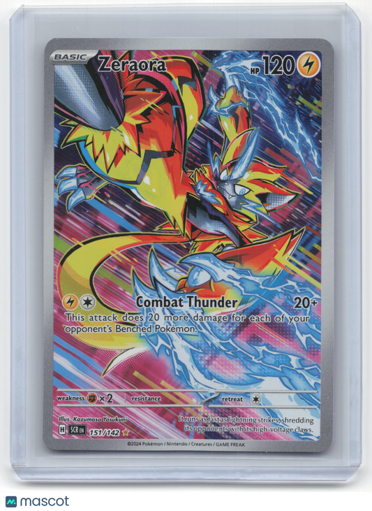 2024 Pokemon Zeraora Stellar Crown #151/142 Near Mint - Papa Joey's Collectibles