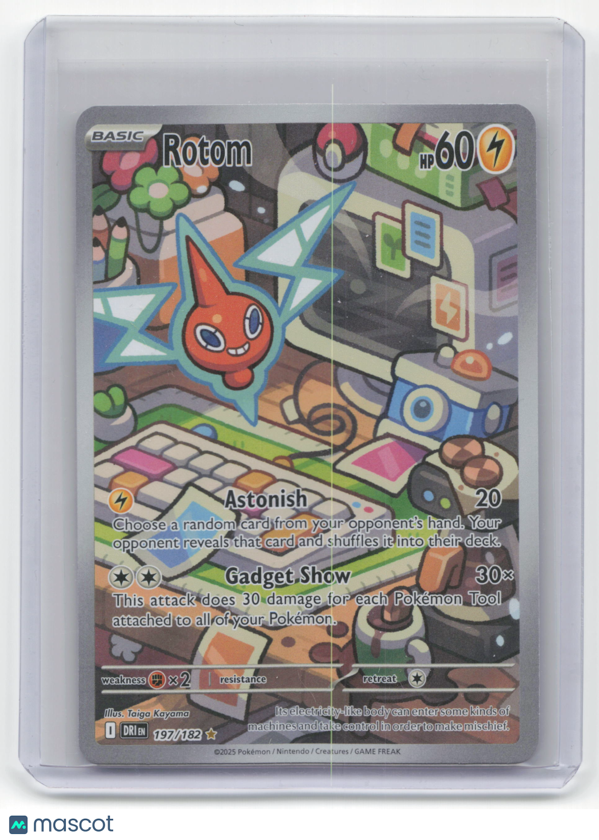 2025 Pokemon Rotom Destined Rivals #197/182 Near Mint