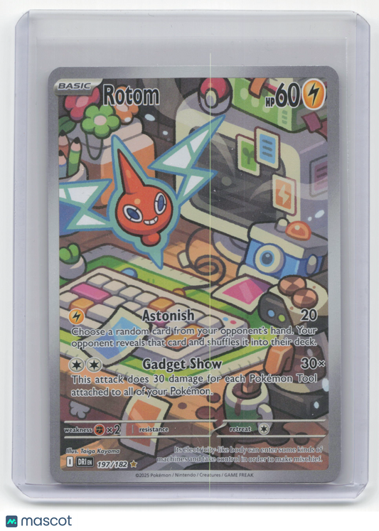 2025 Pokemon Rotom Destined Rivals #197/182 Near Mint