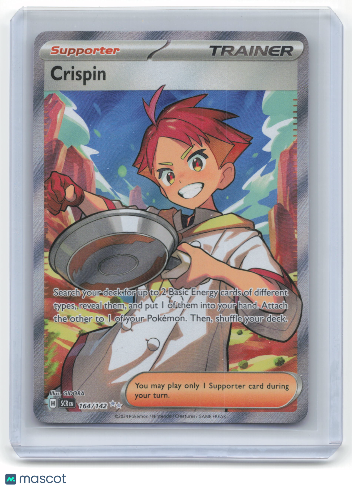 2024 Pokemon Crispin Stellar Crown #164/142 Near Mint