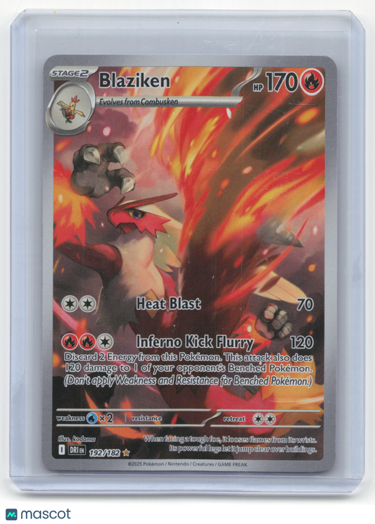 2025 Pokemon Blaziken Destined Rivals #192/182 Near Mint - Papa Joey's Collectibles