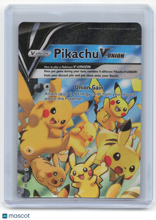 2021 Pokemon Pikachu V-Union SWSH Black Star Promos #SWSH139 (Full Set)