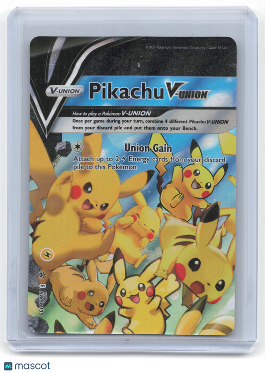 2021 Pokemon Pikachu V-Union SWSH Black Star Promos #SWSH139 (Full Set)