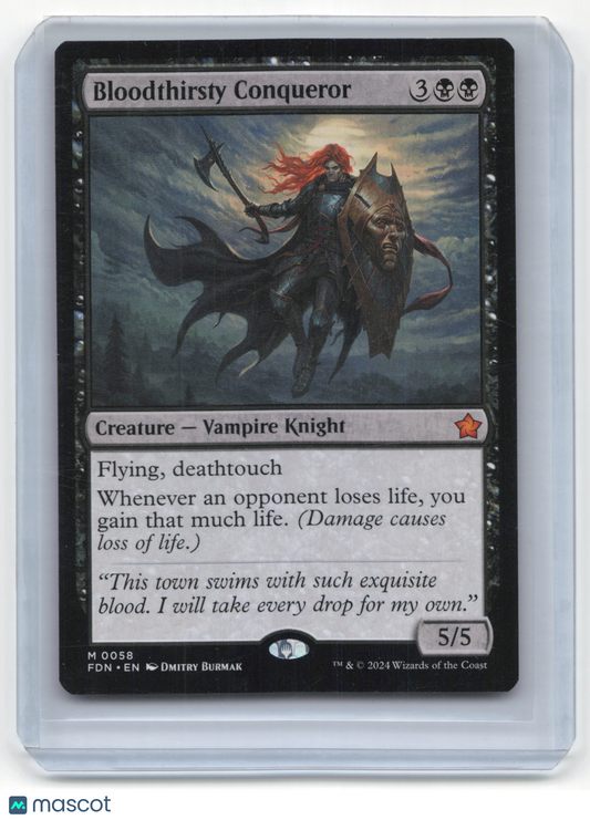 2023 Magic: The Gathering Bloodthirsty Conqueror Foundations #M0058