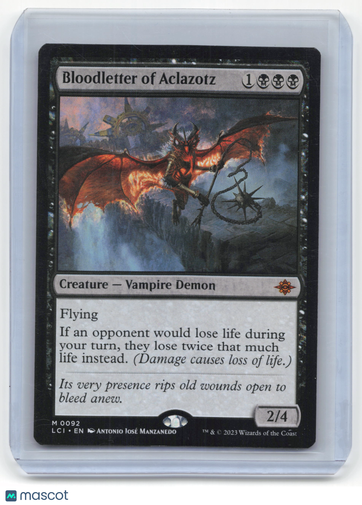 2023 Magic: The Gathering Bloodletter of Aclazotz Lost Caverns of Ixalan #0092