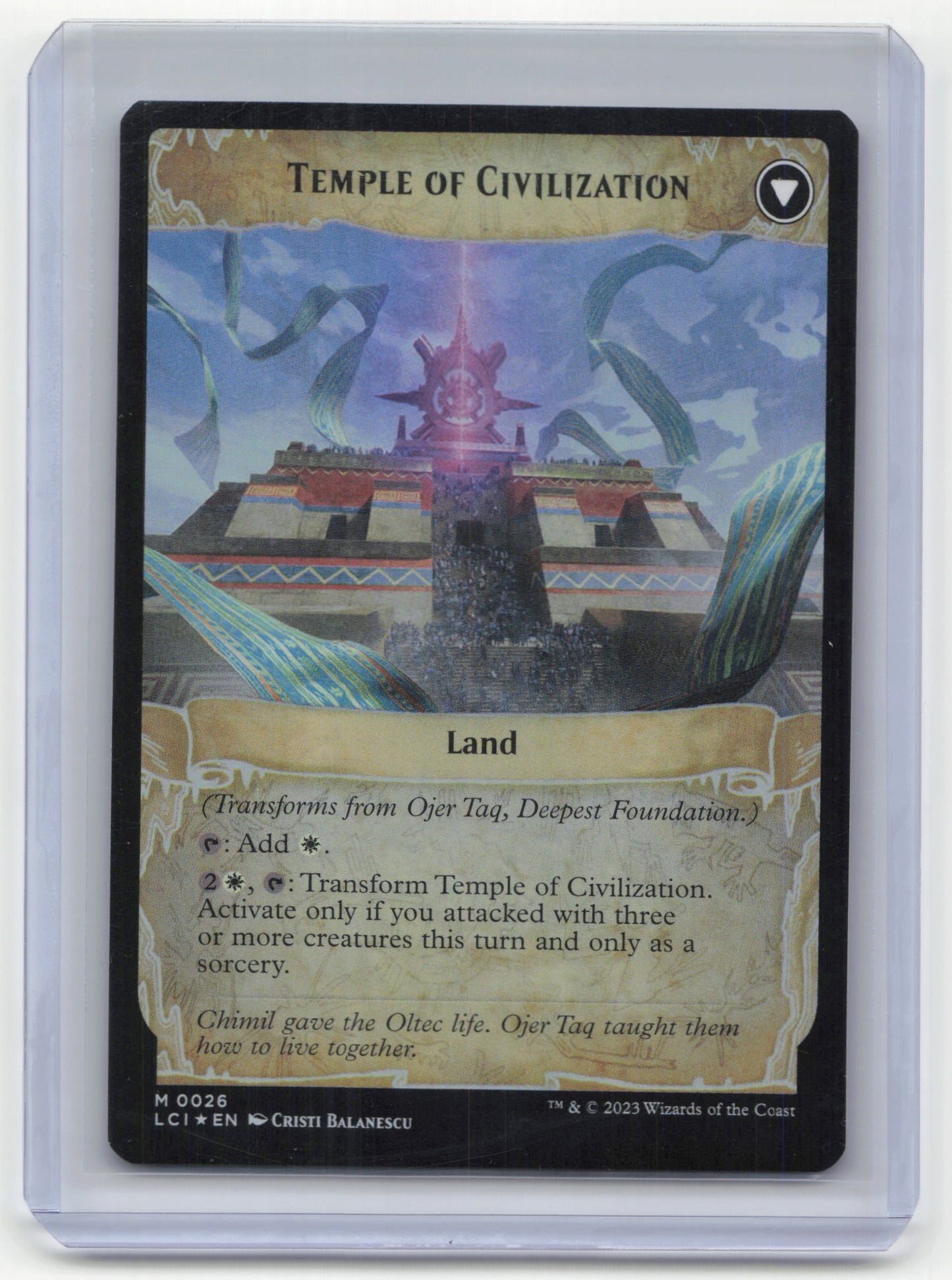 2023 Magic: The Gathering Ojer Taq, Deepest // Temple of Civilization #0026
