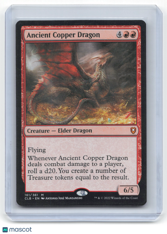 2022 Magic: The Gathering Ancient Copper Dragon Commander Legends #161/361