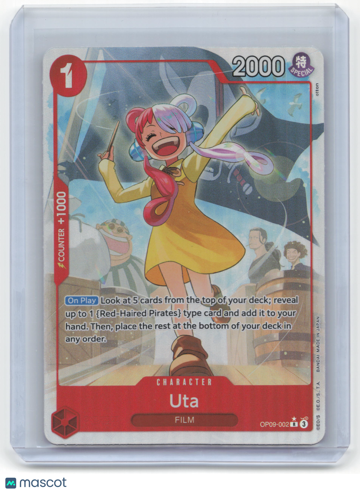2023 One Piece Card Game Uta Emperors in the New World #OP09-002