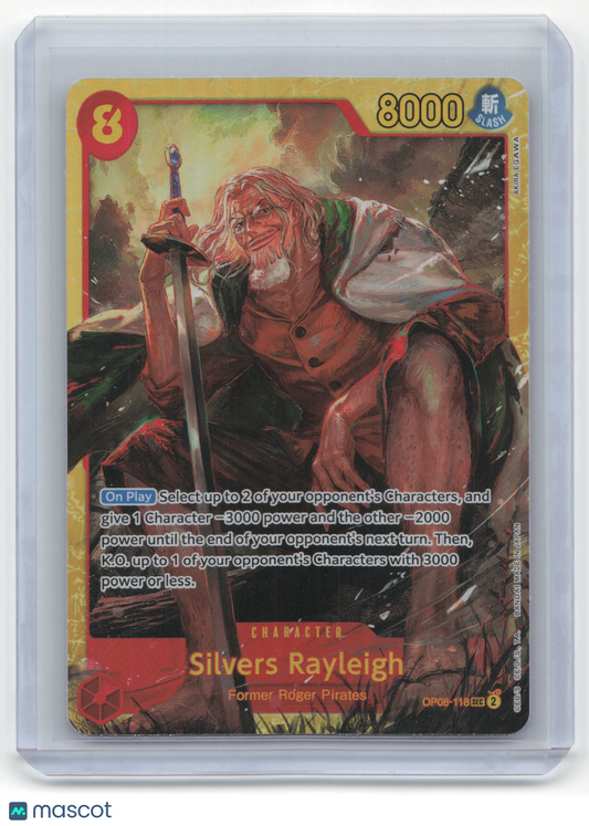 2023 One Piece Card Game Silvers Rayleigh Two Legends #OP08-118