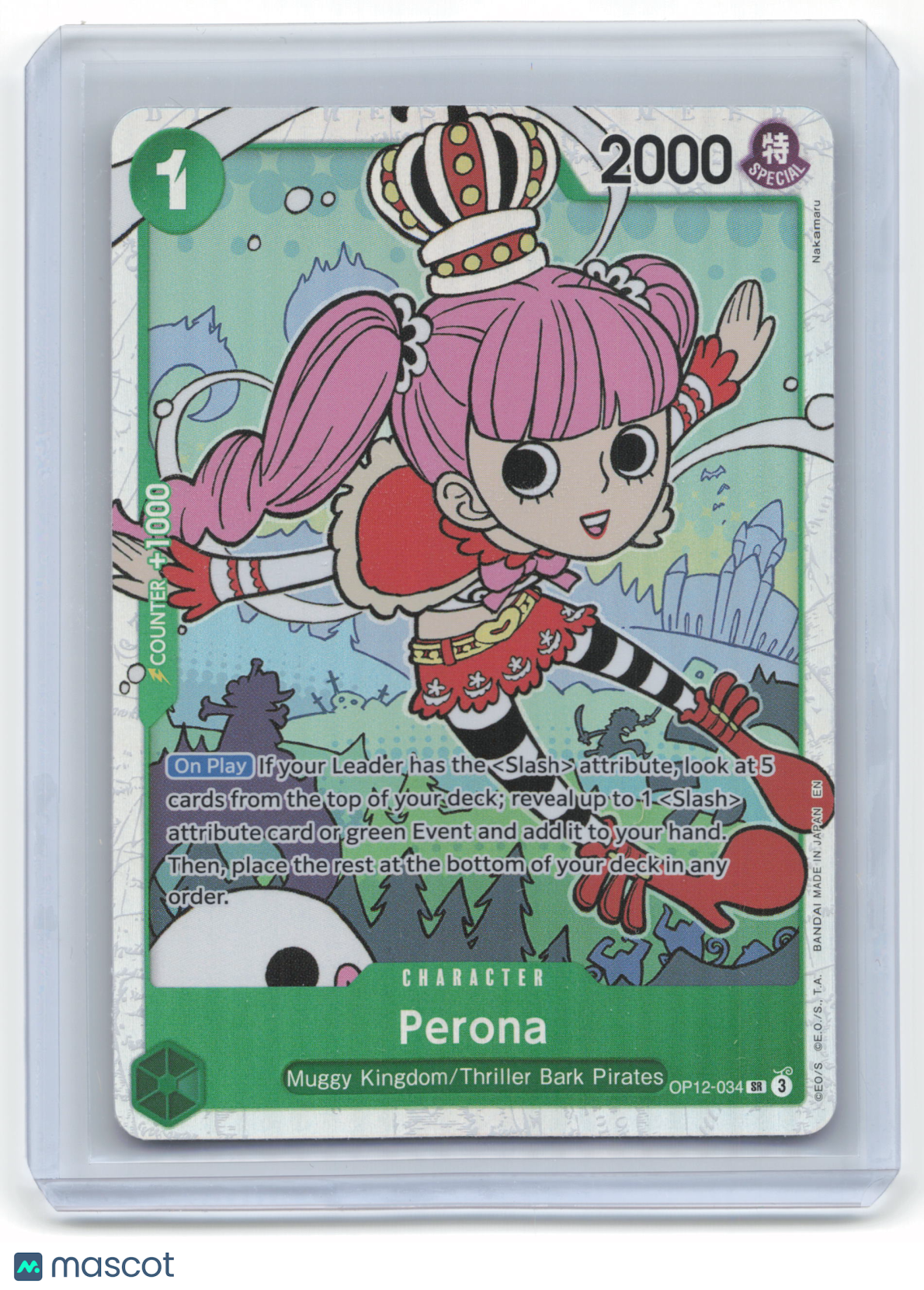 2023 One Piece Card Game Perona Legacy of the Master #OP12-034