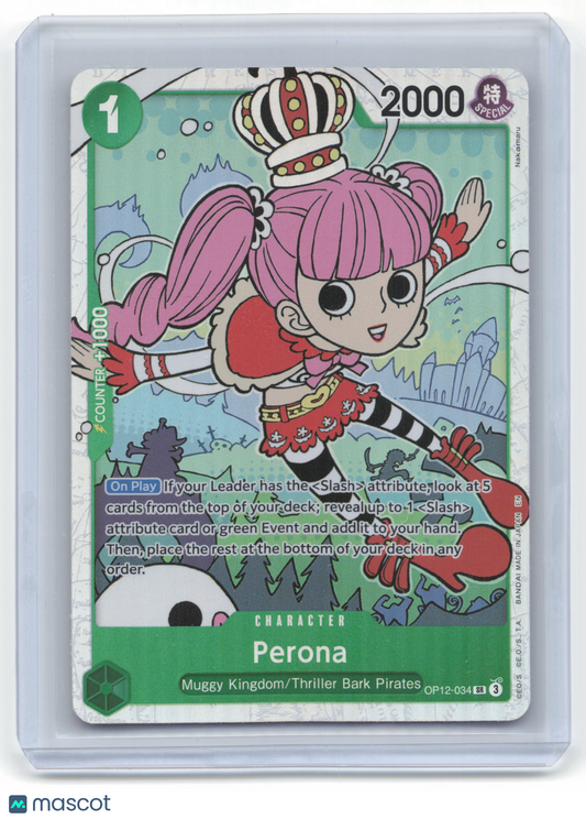 2023 One Piece Card Game Perona Legacy of the Master #OP12-034