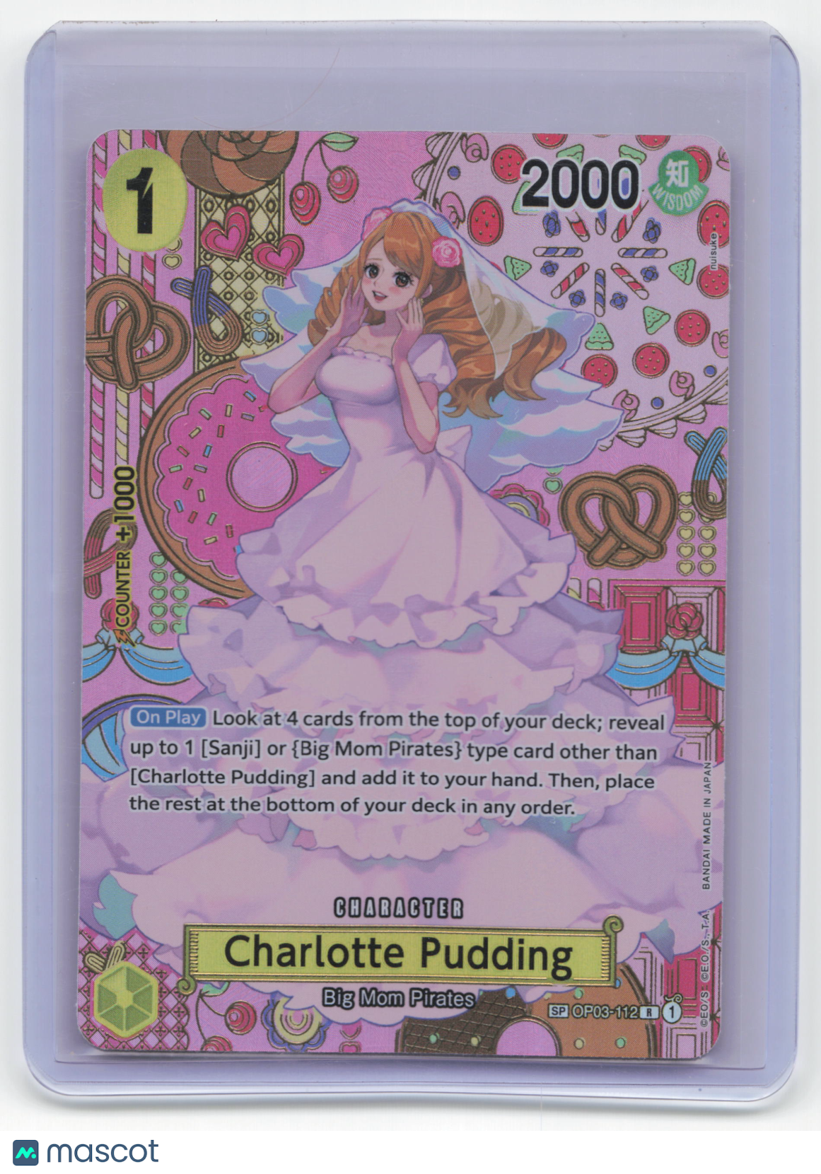 2023 One Piece Card Game Charlotte Pudding Pillars of Strength #OP03-112