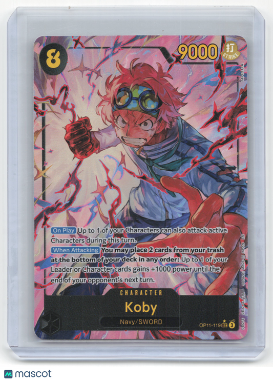 2023 One Piece Card Game Koby A Fist of Divine Speed #OP11-119