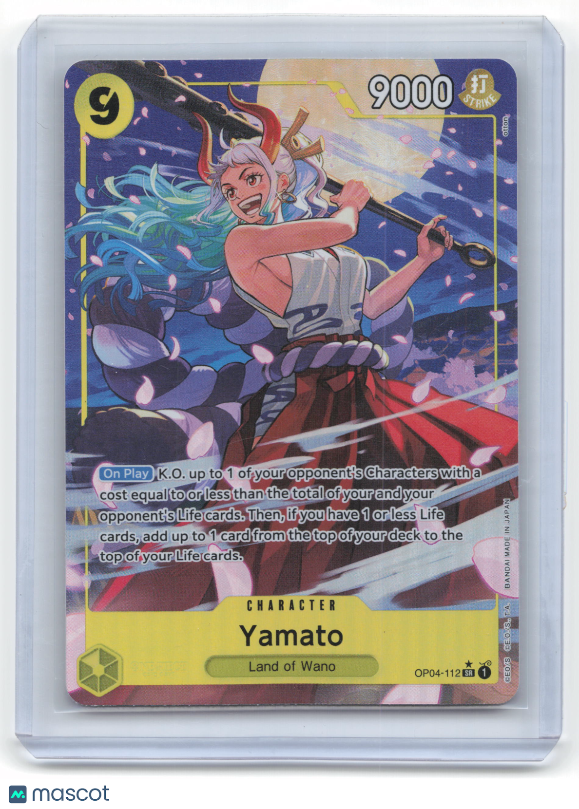 2023 One Piece Card Game Yamato Kingdoms of Intrigue #OP04-112 [Alt Art PRB01]