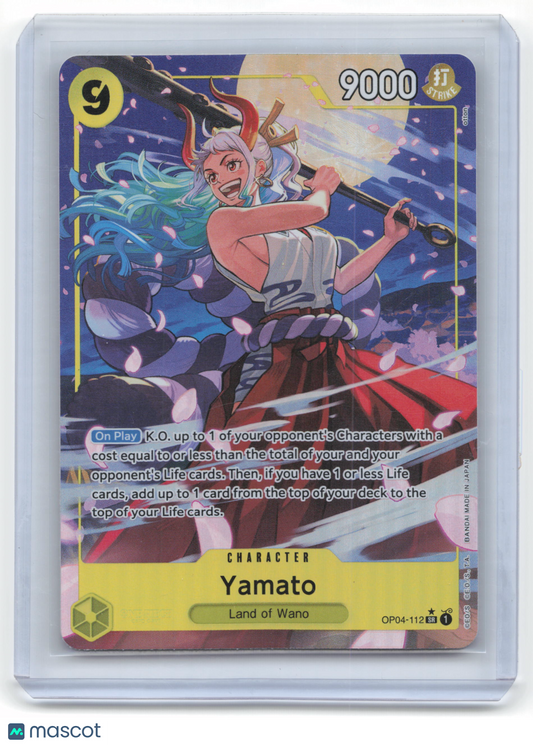 2023 One Piece Card Game Yamato Kingdoms of Intrigue #OP04-112 [Alt Art PRB01]