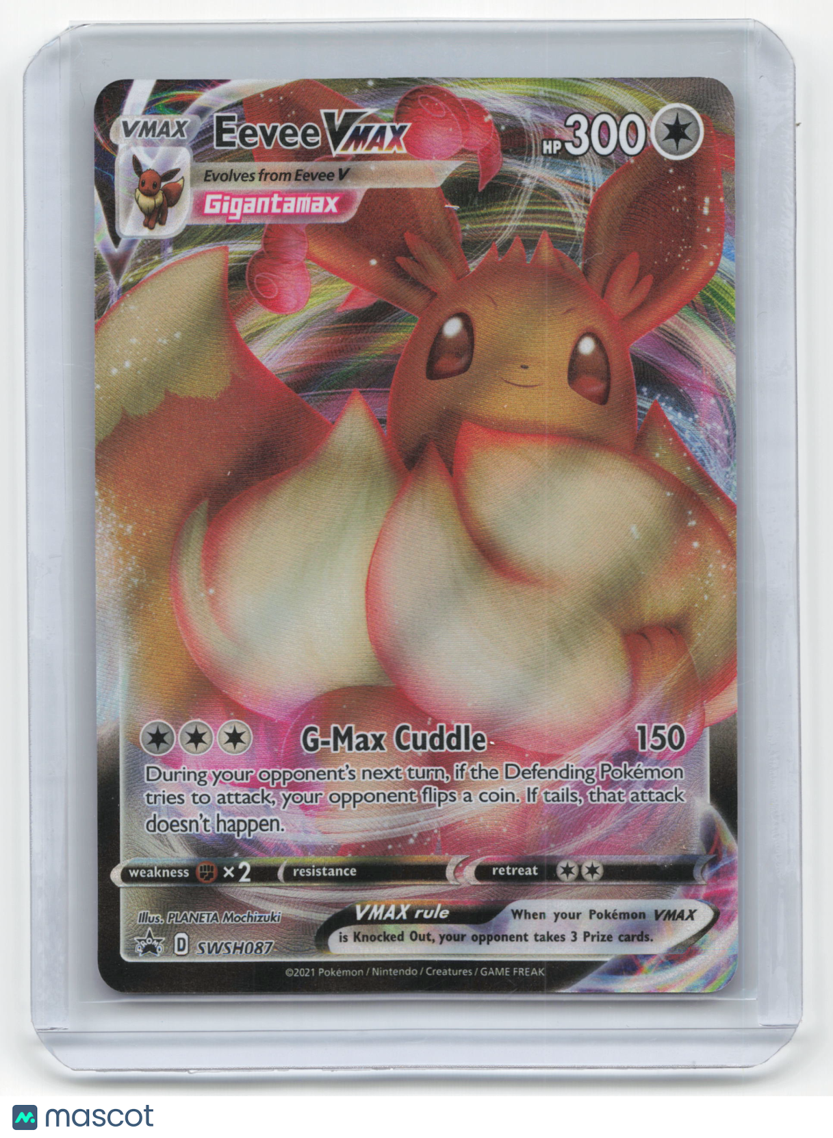 2021 Pokemon Eevee VMAX SWSH Black Star Promos #SWSH087 Near Mint